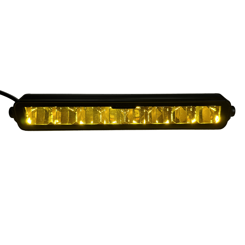 Side glowing 4 yellow lights